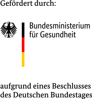 Gefördert durch: Bundesministerium für Gesundheit. Link zur Seite des BMG, öffnet in neuem Fenster.