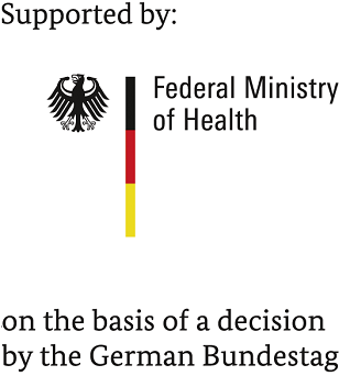 Gefördert durch: Bundesministerium für Gesundheit. Link zur Seite des BMG, öffnet in neuem Fenster.